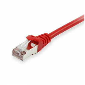 Equip cable de red platinum s/ftp libre de halógenos cat 6 0.25m rojo