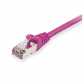 Equip cable de red platinum s/ftp libre de halógenos cat 6a 0.25m lila