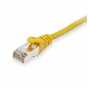 Equip cable de red platinum s/ftp libre de halógenos cat 6a 0.25m amarillo