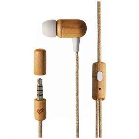 Energy sistem earphones ressò auriculars amb micròfon cherry wood