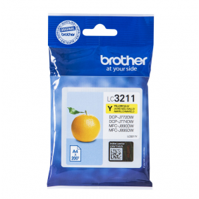 Brother lc3211y cartucho tinta amarilla