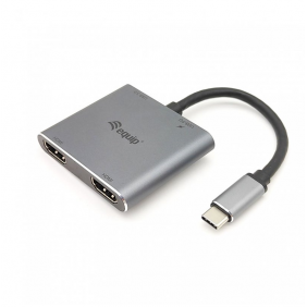 Equip hub usb-c 4 en 1 dual hdmi