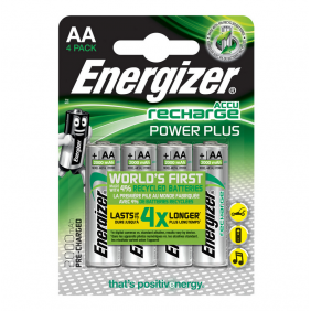 Energizer power plus pilas recargables 2000mah aa 4 unidades 