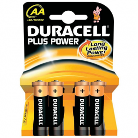 Duracell mnlr06ppk4 pack 4 pilas plus power aa 1.5v
