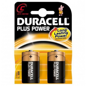 Duracell plus power 2 pilas lr14 1.5v