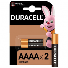 Duracell piles alcalines lr61 aaaa 1.5v 2 unitats