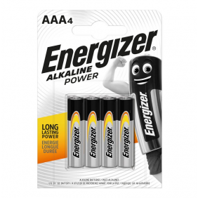 Energizer alkaline power pilas aaa lr03 4 unidades