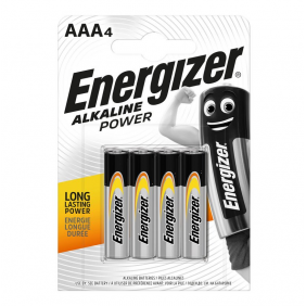 Energizer alkaline power piles aaa lr03 4 unitats