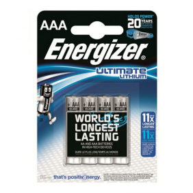 Energizer ultimate lithium pilas aaa l92 4 unidades