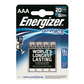 Energizer ultimate lithium piles aaa l92 4 unitats