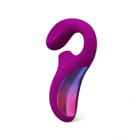 Lelo enigma masajeador sónico de doble estimulación rosa intenso