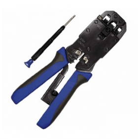 Equip crimpadora azul rj11/rj12/rj45