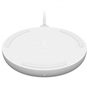 Belkin boostcharge cargador inalámbrico de 15 w con certificación qi blanco