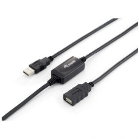 Equip cable d'extensió usb 2.0 10m negre