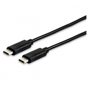 Equip cable usb tipo c a tipo c macho 1m