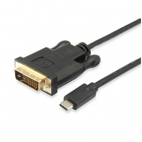 Cable usb equip tipo c macho a displayport dvi 24+1 1.8m