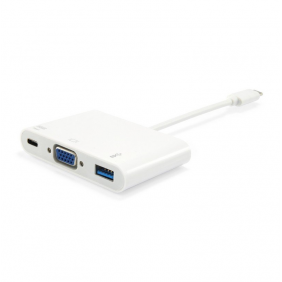 Cable adaptador equip usb tipus c mascle a vga femella