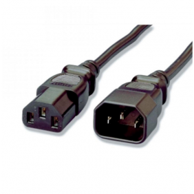Equip cable extensor de alimentación c14 a c13 macho/hembra 1.8m