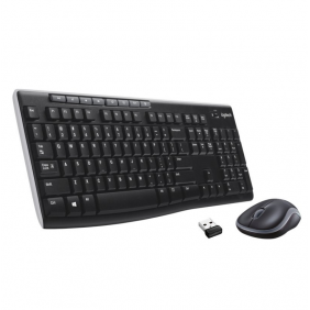 Logitech wireless blego mk270 teclat sense fil