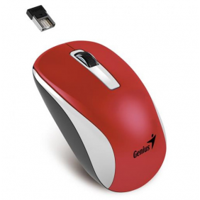 Genius nx-7010 ratón inalámbrico 1600 dpi rojo