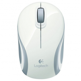 Logitech m187 mini mouse wireless blanc