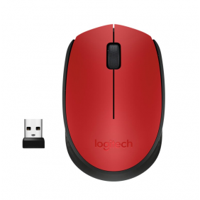 Logitech wireless mouse m171 rojo