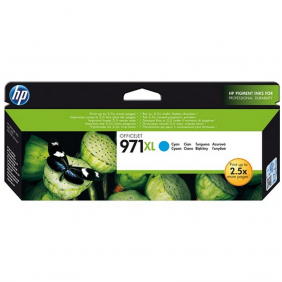 Hp 971xl cartucho tinta alta capacidad original cian