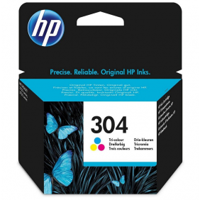 Hp 304 cartucho tinta original tricolor