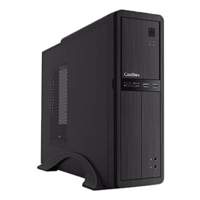 Coolbox matx slim t300 usb 3.0 negra + coolbox 300sbz