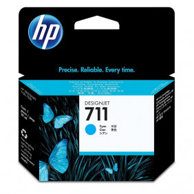 Hp nº711 cartucho de tinta original cian