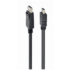 Gembird cable displayport a hdmi macho/macho 1.8m negro