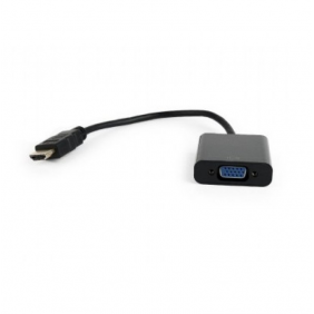 Cable hdmi a vga sense àudio negre