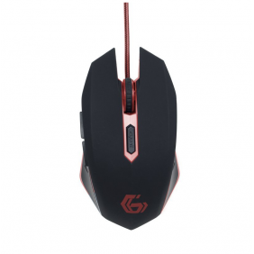 Gembird musg-001-r ratón gaming 2400dpi negro