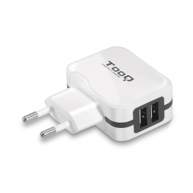 Tooq cargador de red usb 2xusb 5v 3.4a