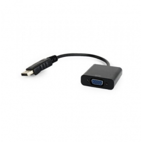 Cable adaptador displayport a vga negre