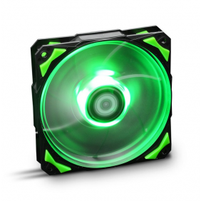 Nox h-fan led verde ventilador 120mm