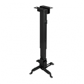 Tooq soporte proyector universal inclinable techo negro
