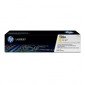 Hp 126a tòner original laserjet groc