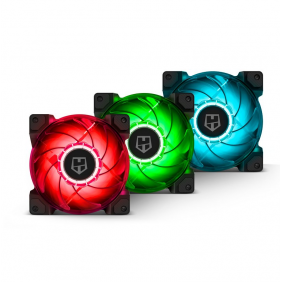 Nox hummer h-sync pack 3 ventiladors rgb 120mm