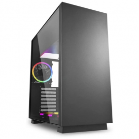 Sharkoon pure steel rgb cristall temperat usb 3.1 negra