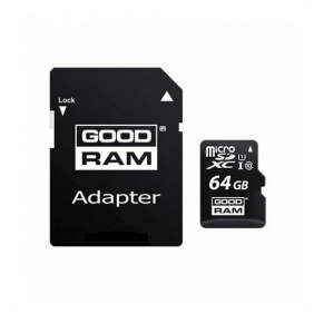Goodram micro sd xc 64gb classe 10 adaptador sd