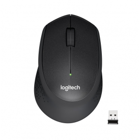 Logitech m330 silent plus ratolí sense fil negre 1000dpi