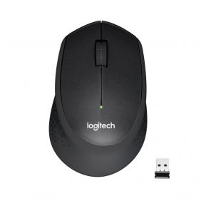 Logitech m330 silent plus ratón inalámbrico negro 1000dpi