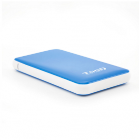 Tooq tqe-2528bl caixa externa usb 3.1 blava per a disc dur 2.5" sataiii