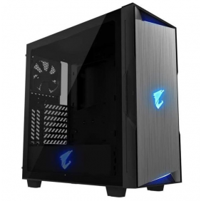 Gigabyte aorus c300 glass rgb cristal templado usb 3.1 negro