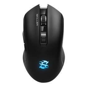 Sharkoon skiller sgm3 ratón gaming inalámbrico 6000 dpi negro