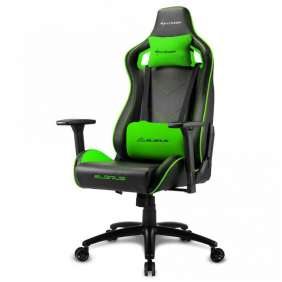 Sharkoon elbrus 2 silla gaming negro/verde
