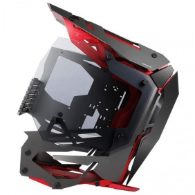 Antec torque open frame cristal templado usb-c/3.1 negra/roja