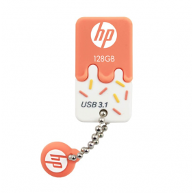 Hp x778w 128gb usb 3.1 naranja/blanco