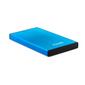 Tooq tqe-2527 carcasa usb 3.0 para discos duros 2.5" sata 3 azul